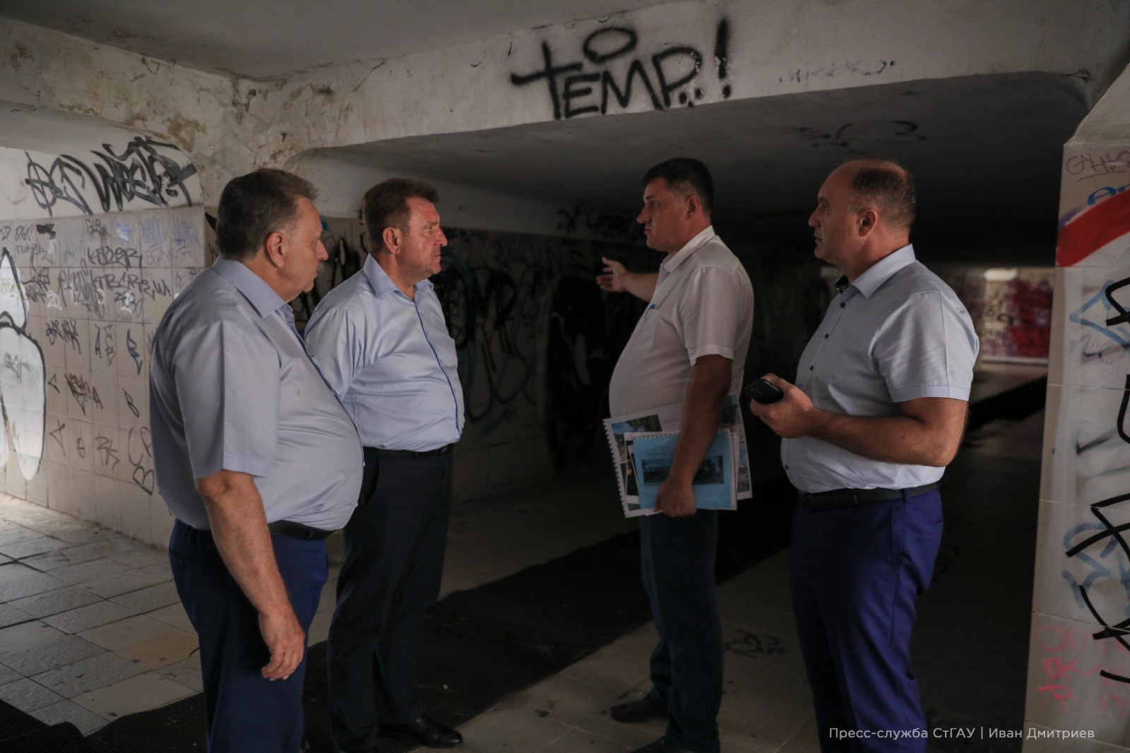 При поддержке студенчества Ставропольского аграрного и медицинского университетов будет отремонтирован подземный переход