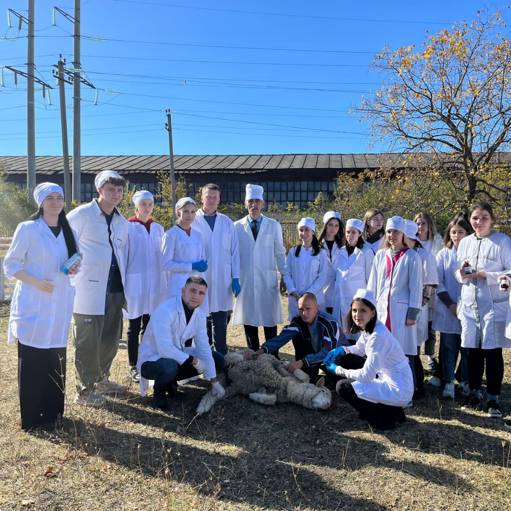В СтГАУ прошла противопаразитарная обработка животных