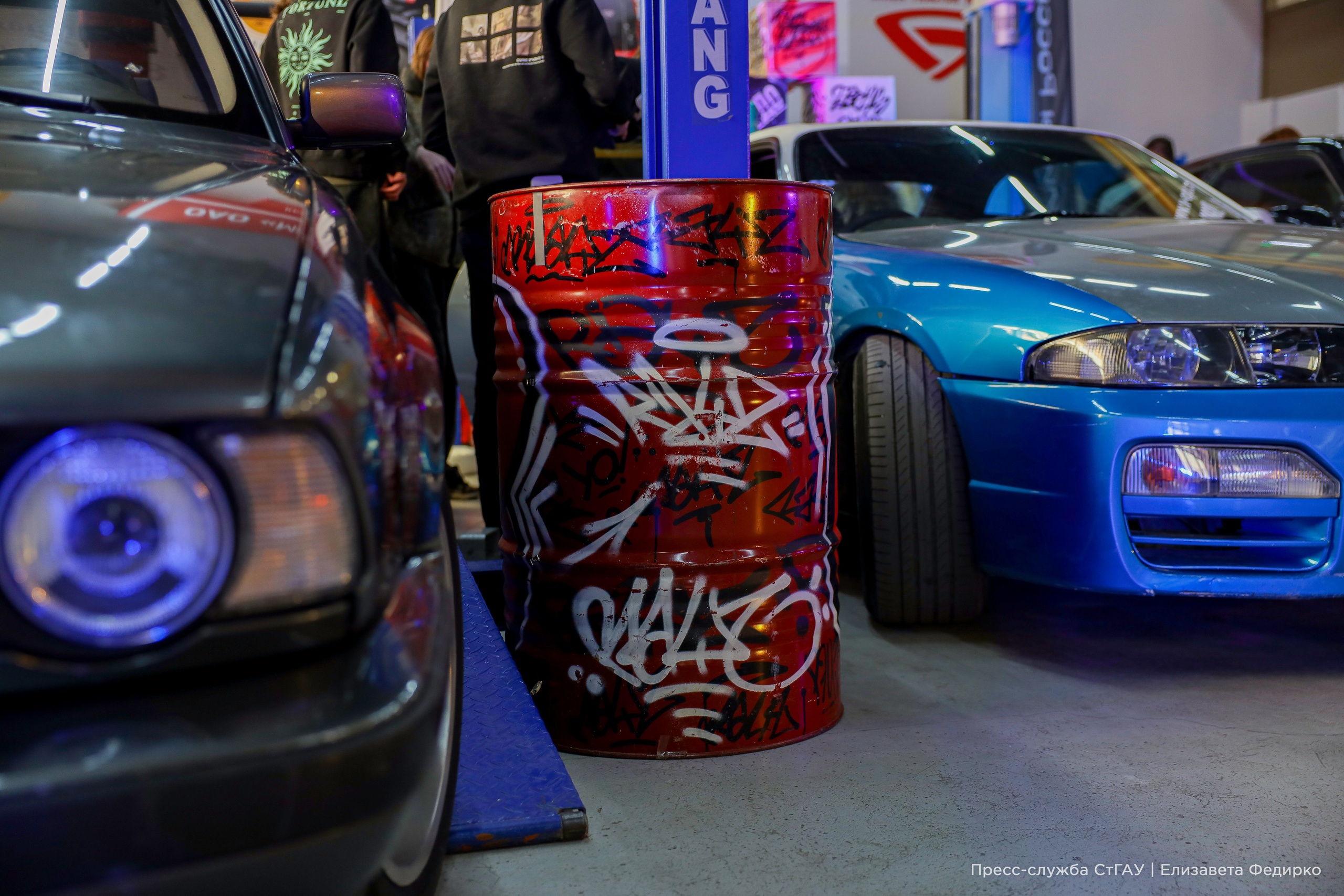 В СтГАУ прошел первый чемпионат по дрифту