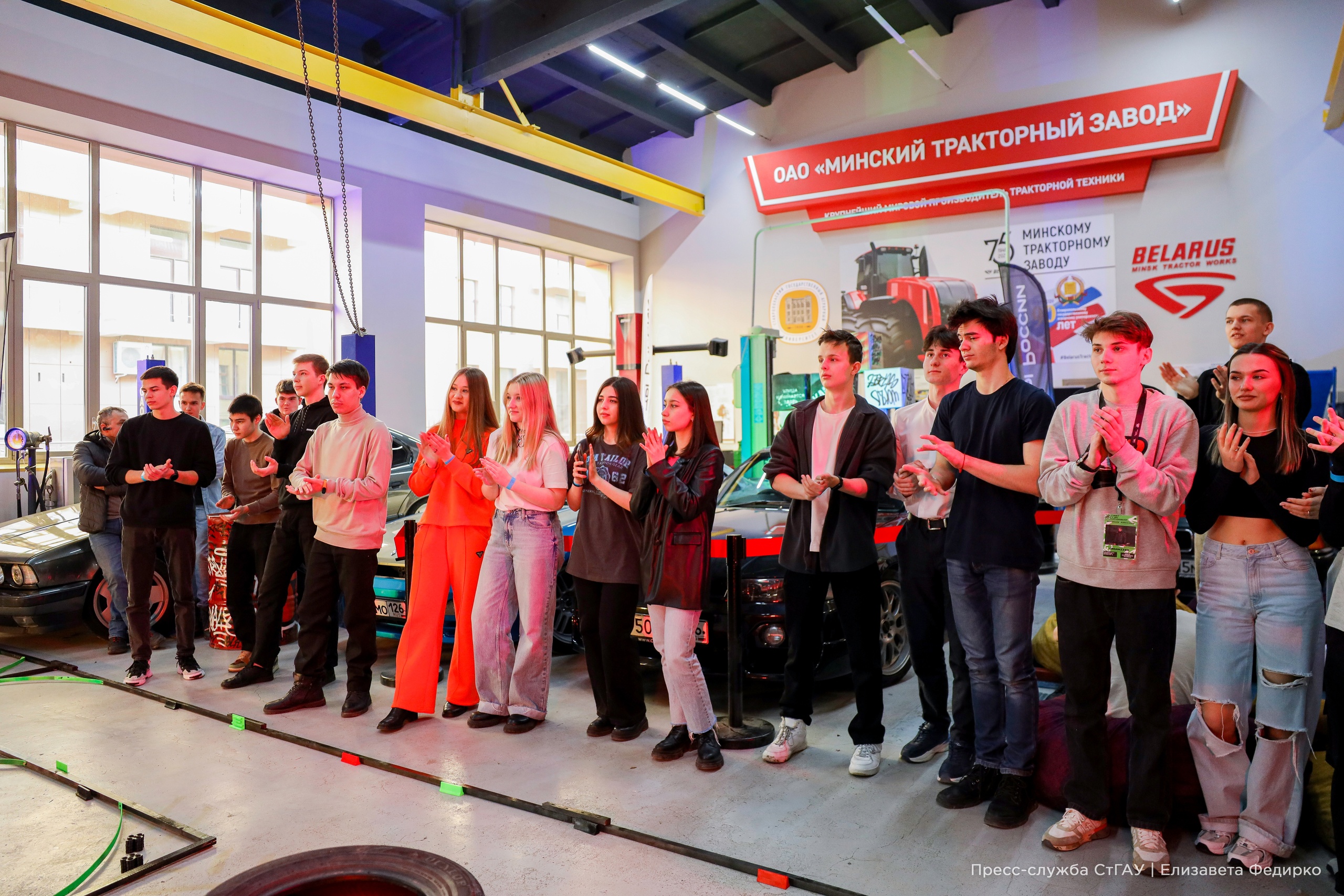 В СтГАУ прошел первый чемпионат по дрифту