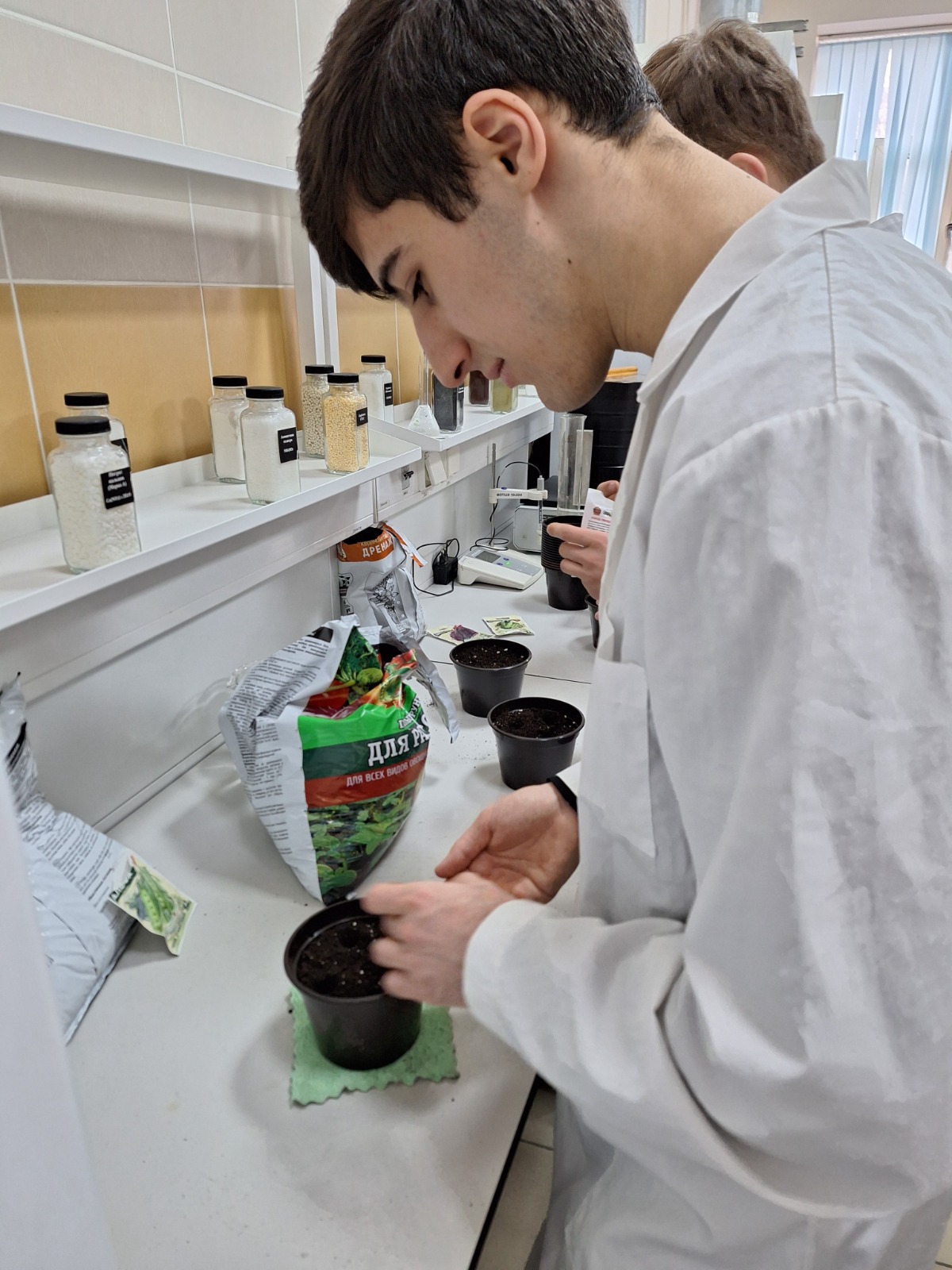 В СтГАУ прошел мастер-класс по посадке семян овощных и декоративных культур