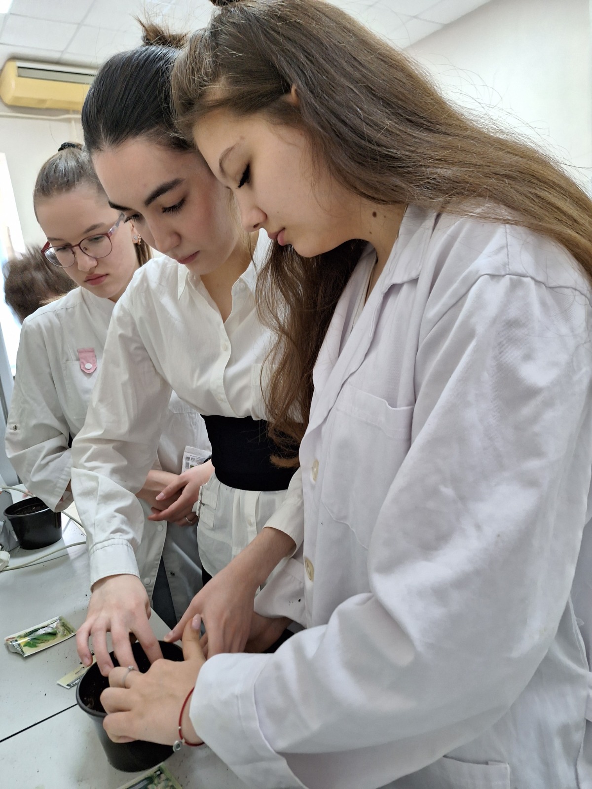 В СтГАУ прошел мастер-класс по посадке семян овощных и декоративных культур