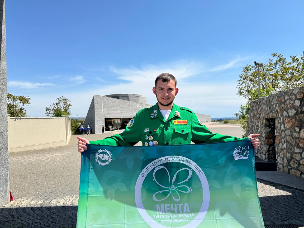 Студент СтГАУ принял участие во всероссийской патриотической акции в Севастополе