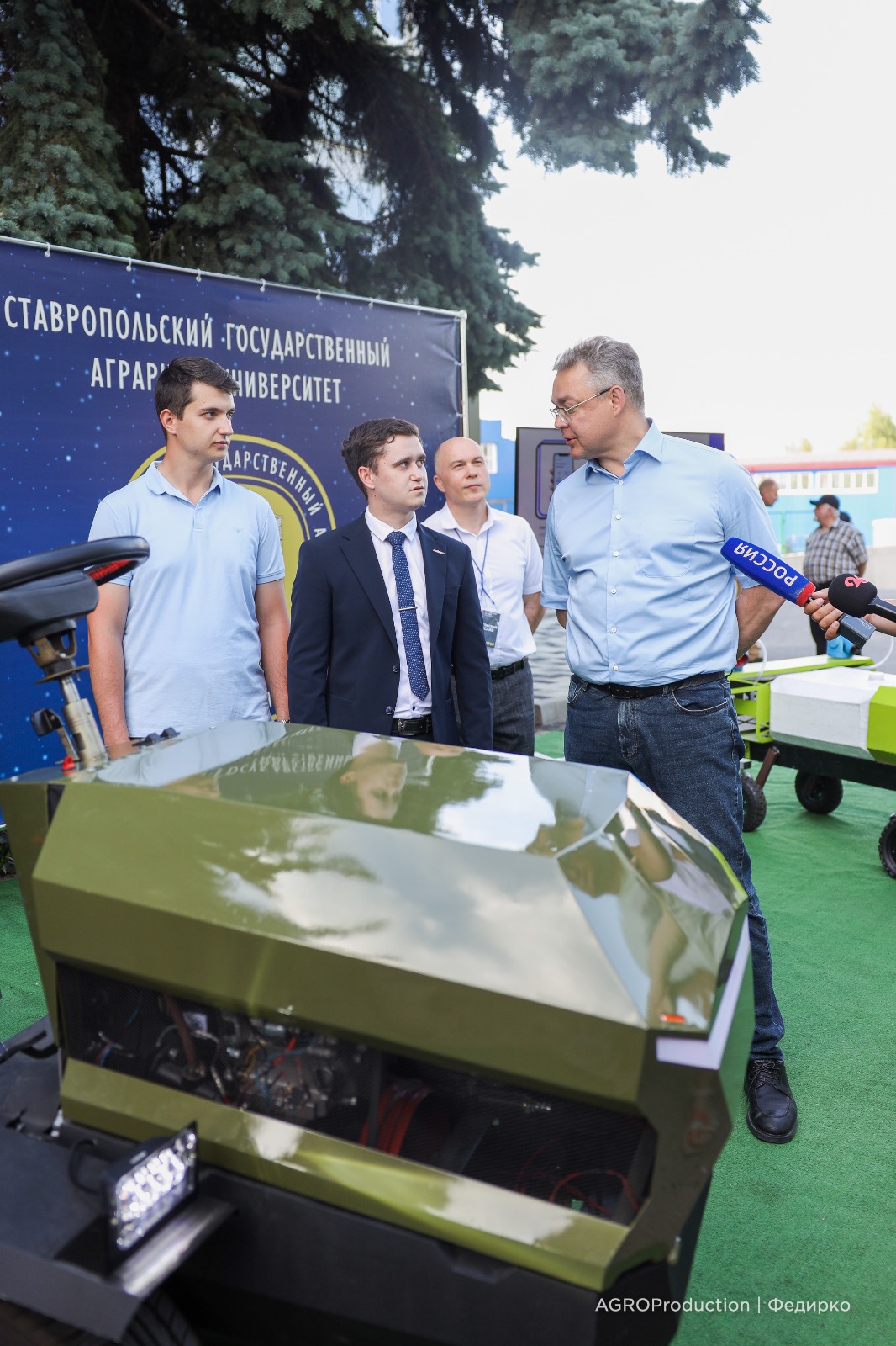 Губернатор Ставрополья Владимир Владимиров отметил разработки студентов СтГАУ