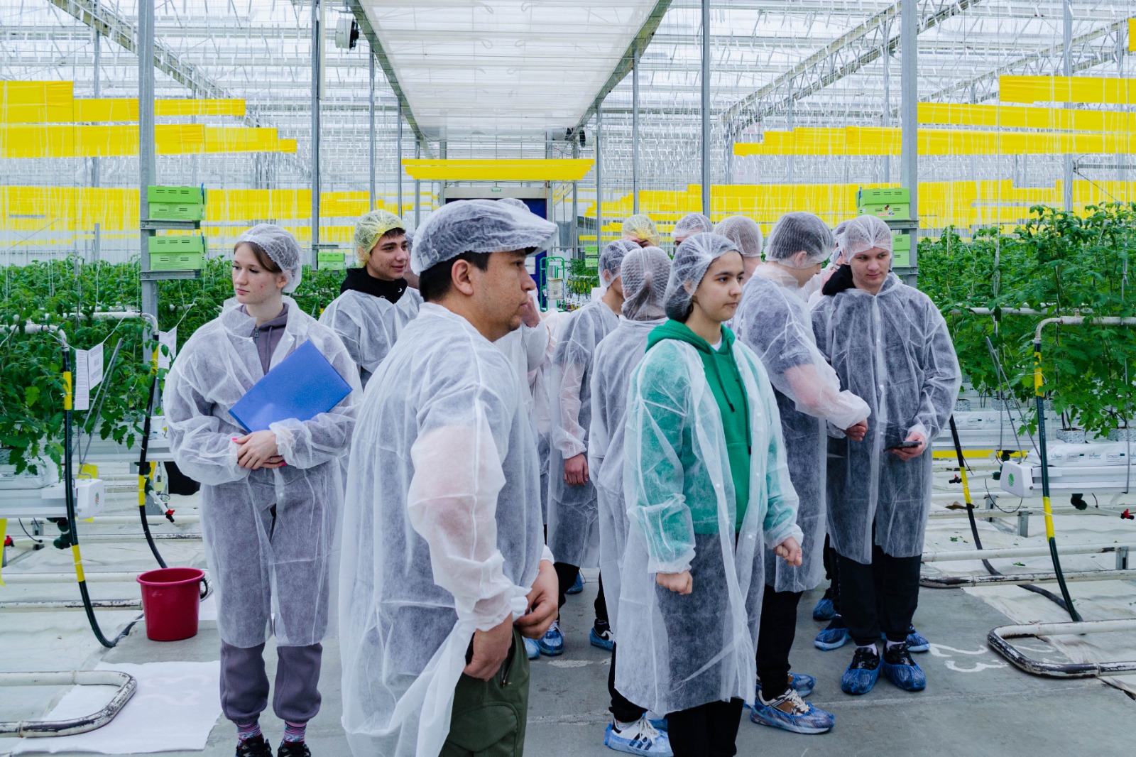 Студенты СтГАУ изучили современные технологии ухода за растениями на базе холдинга "ЭКО-культура"