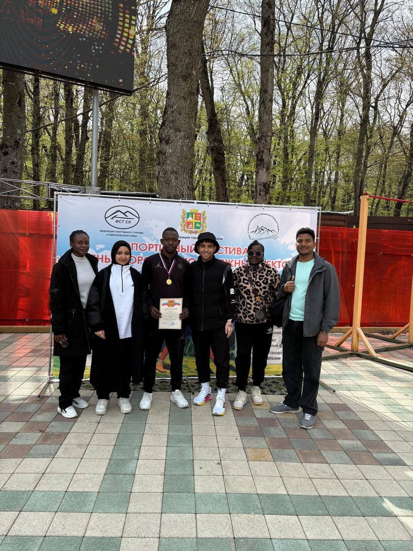 Иностранный студент СтГАУ — победитель городских соревнований по скандинавской ходьбе