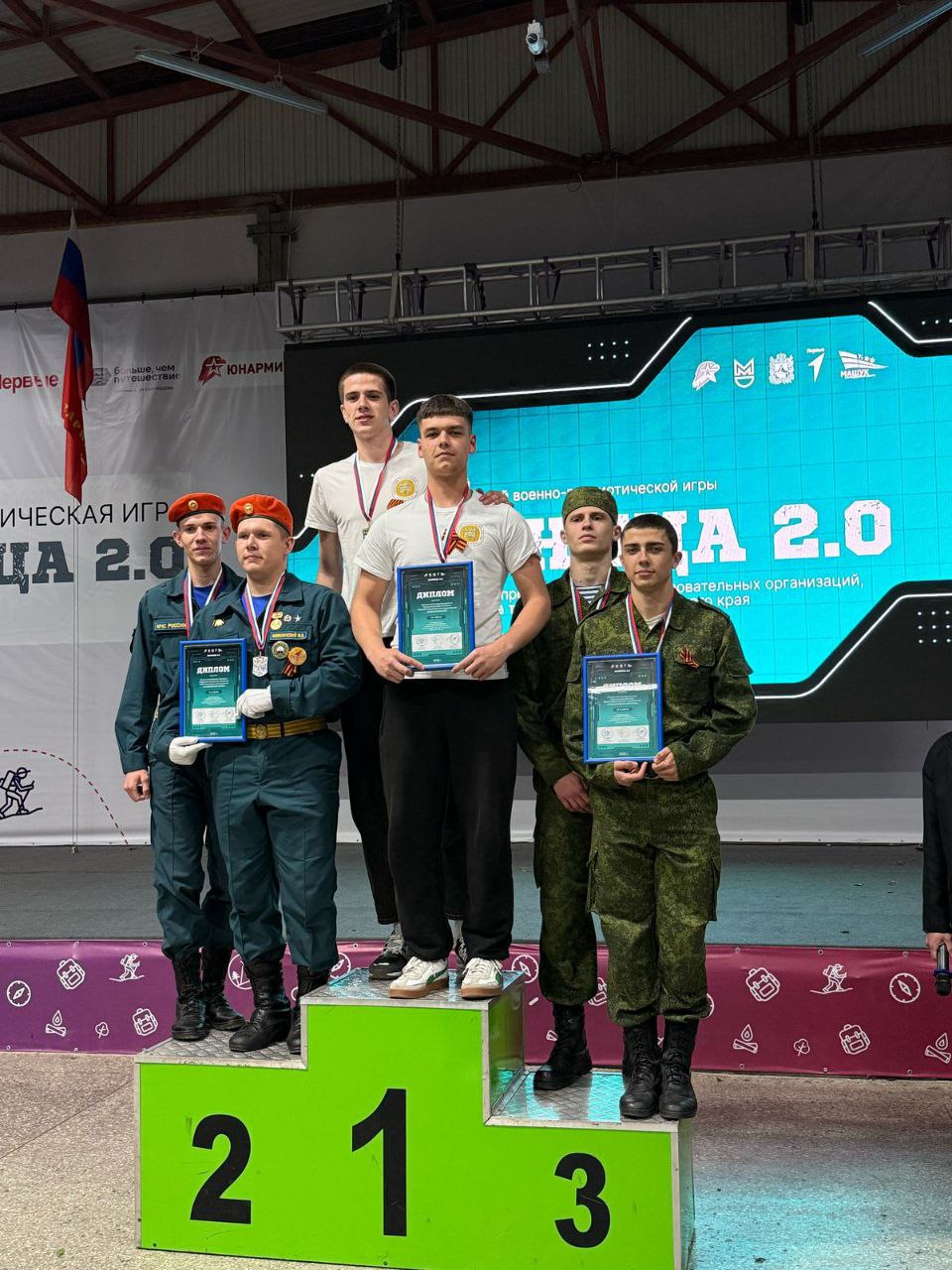 Студенты СтГАУ заняли 5 призовых мест в военно-патриотической игре «Зарница 2.0»