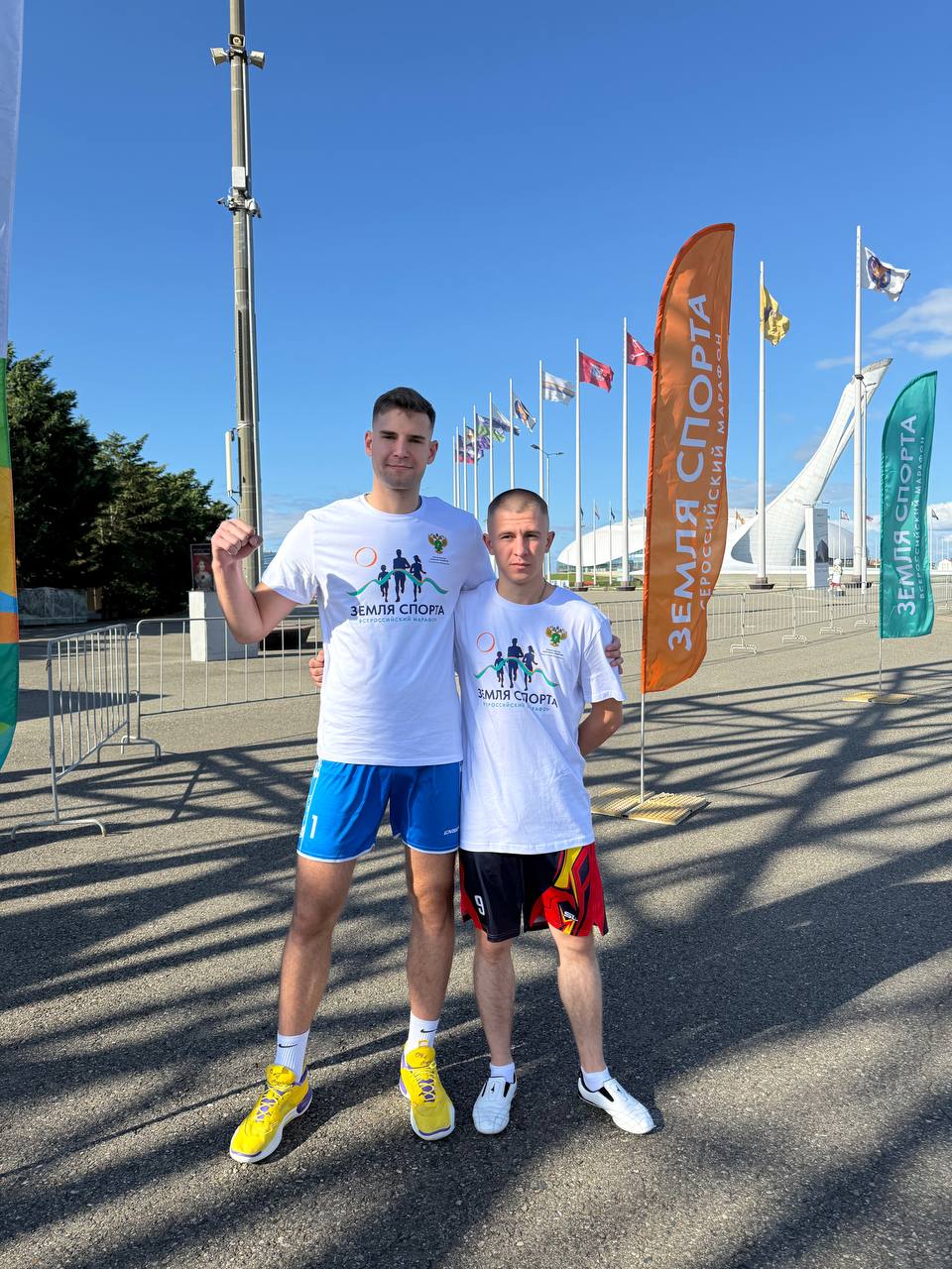 SSAU students run the All-Russian marathon "Land of Sports"
