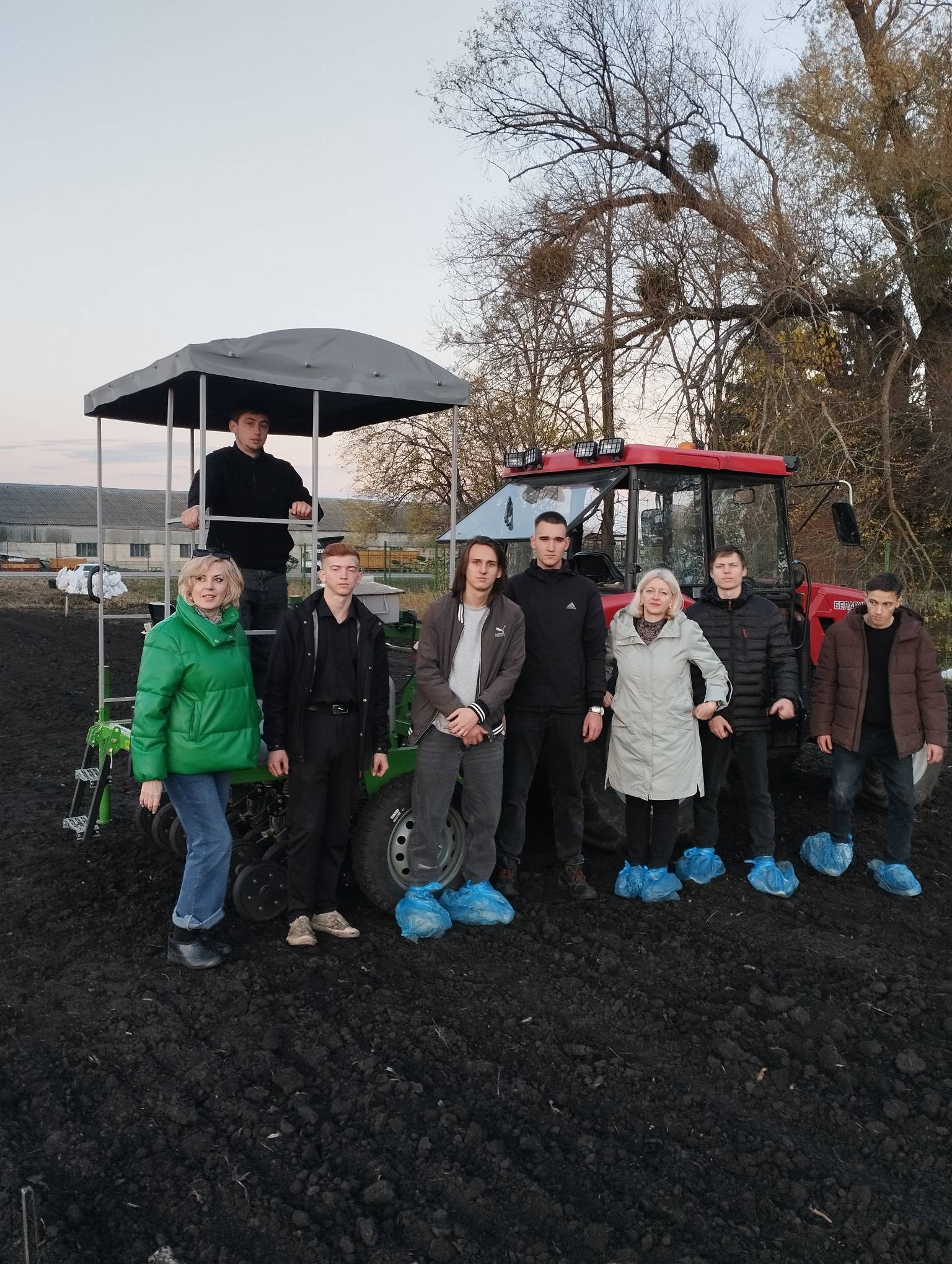 На учебно-опытном хозяйстве СтГАУ прошла закладка опыта по сортоиспытанию озимой пшеницы