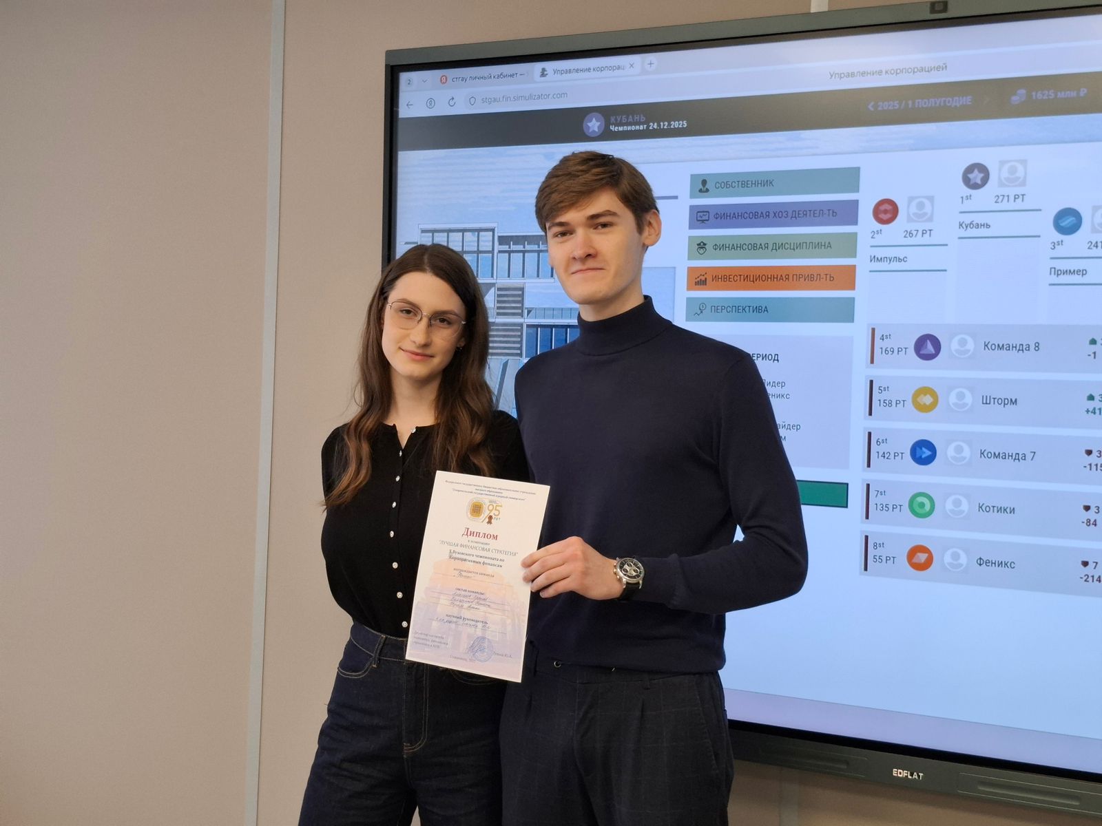 В СтГАУ прошел X Вузовский чемпионат по корпоративным финансам