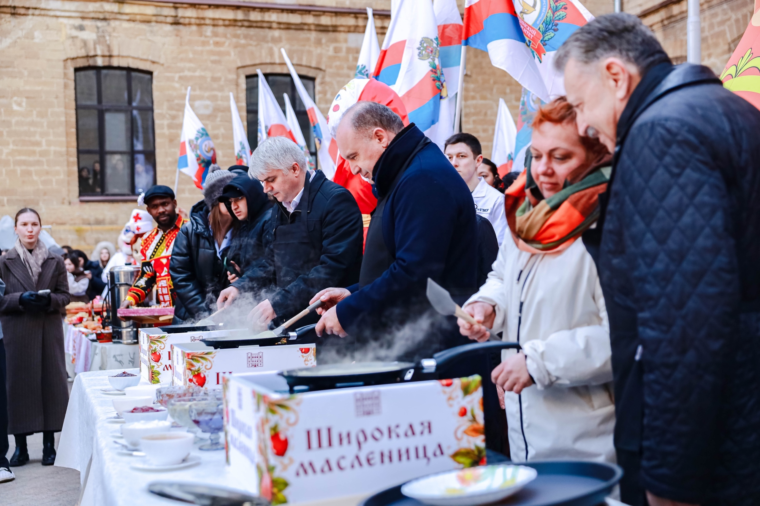 В СтГАУ прошли масленичные гуляния