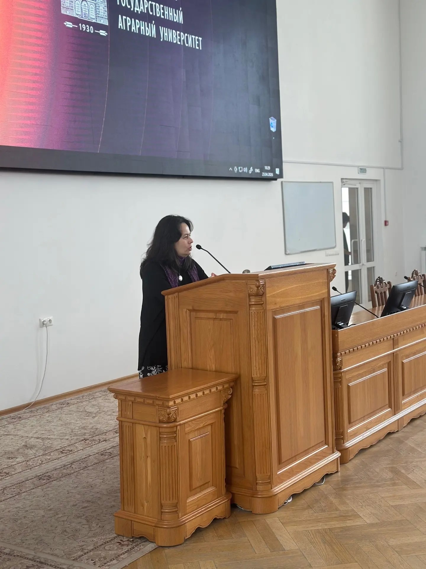 В институте ветеринарии и биотехнологий прошла встреча посвященная аварии на Чернобыльской АЭС